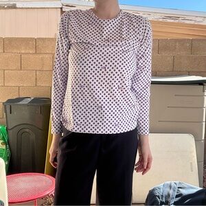 The North Face Purple Polka Dot Long Sleeve Tee